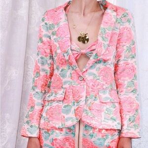 NWT for Love & Lemons Jackpot Brocade Blazer